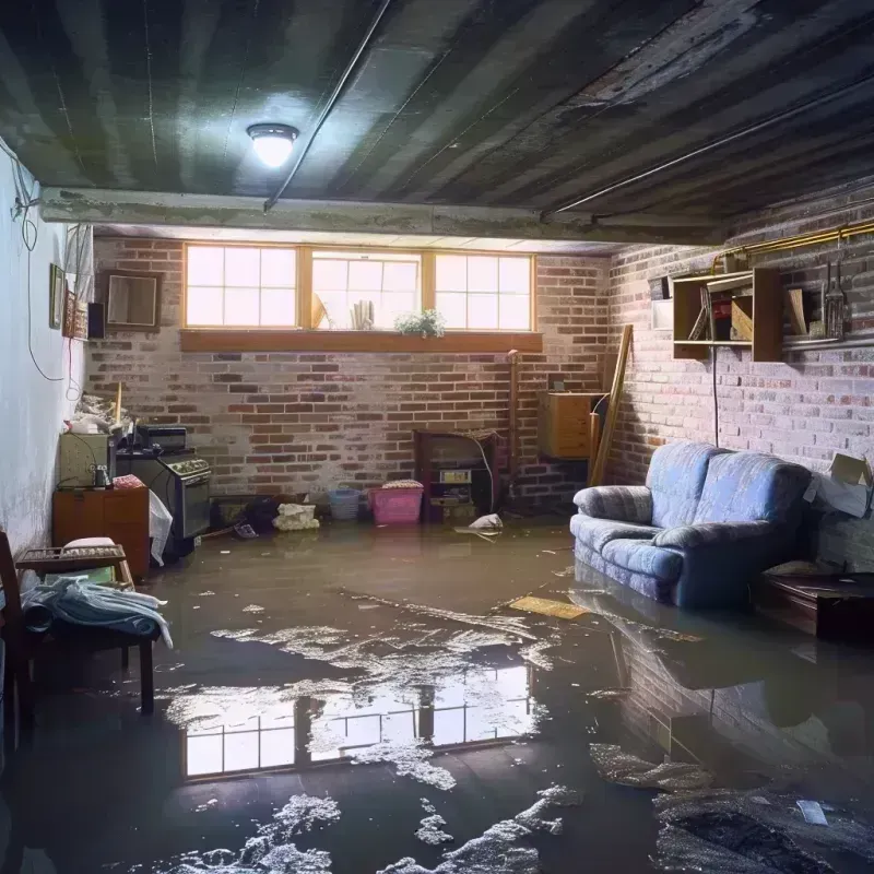 Flooded Basement Cleanup in Fort Thompson, SD